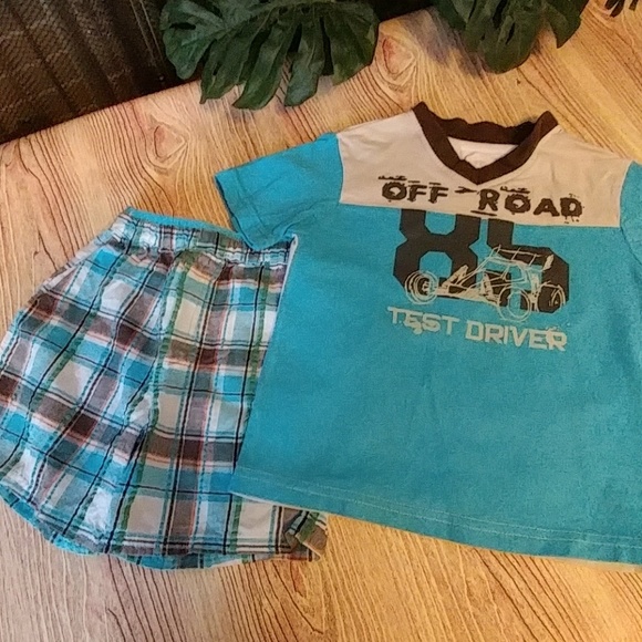 Okie-Dokie Two-piece Boys Short Set - Picture 1 of 6